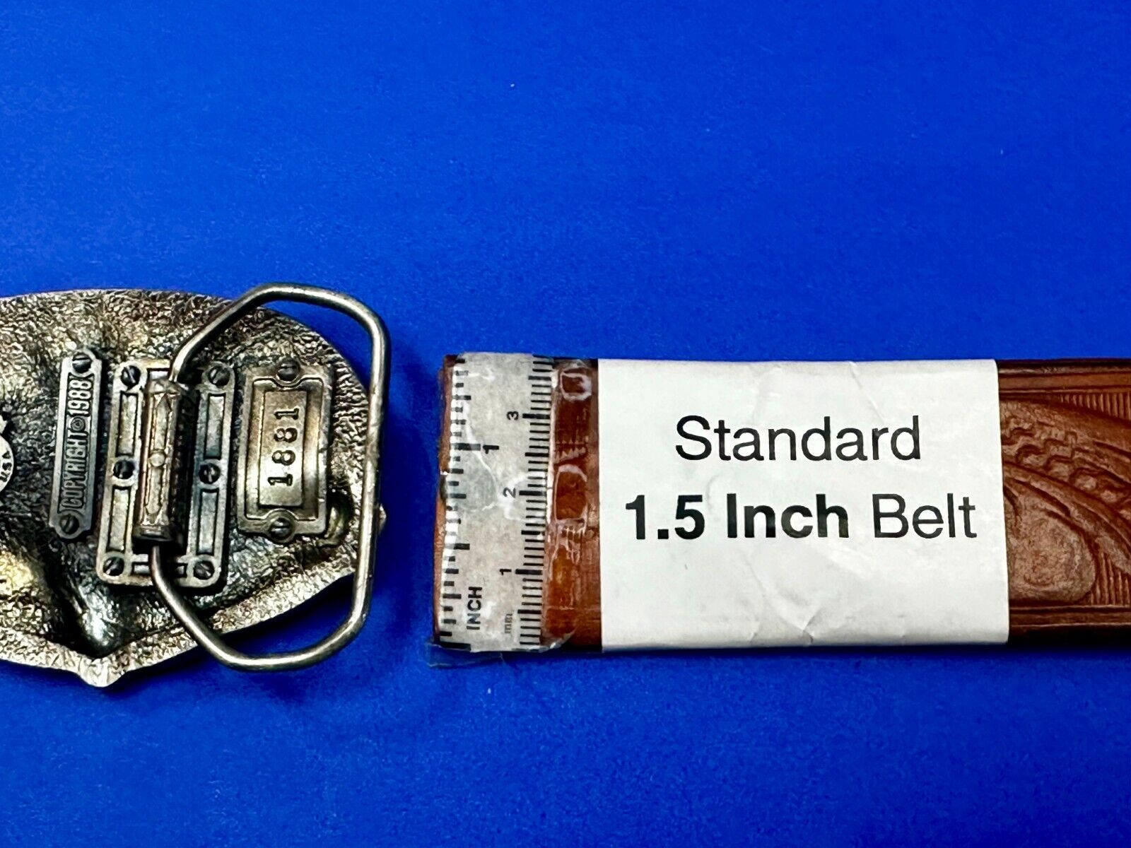 A Breed Apart Construction Worker Commemorative Vintage 1988 Belt Buckle