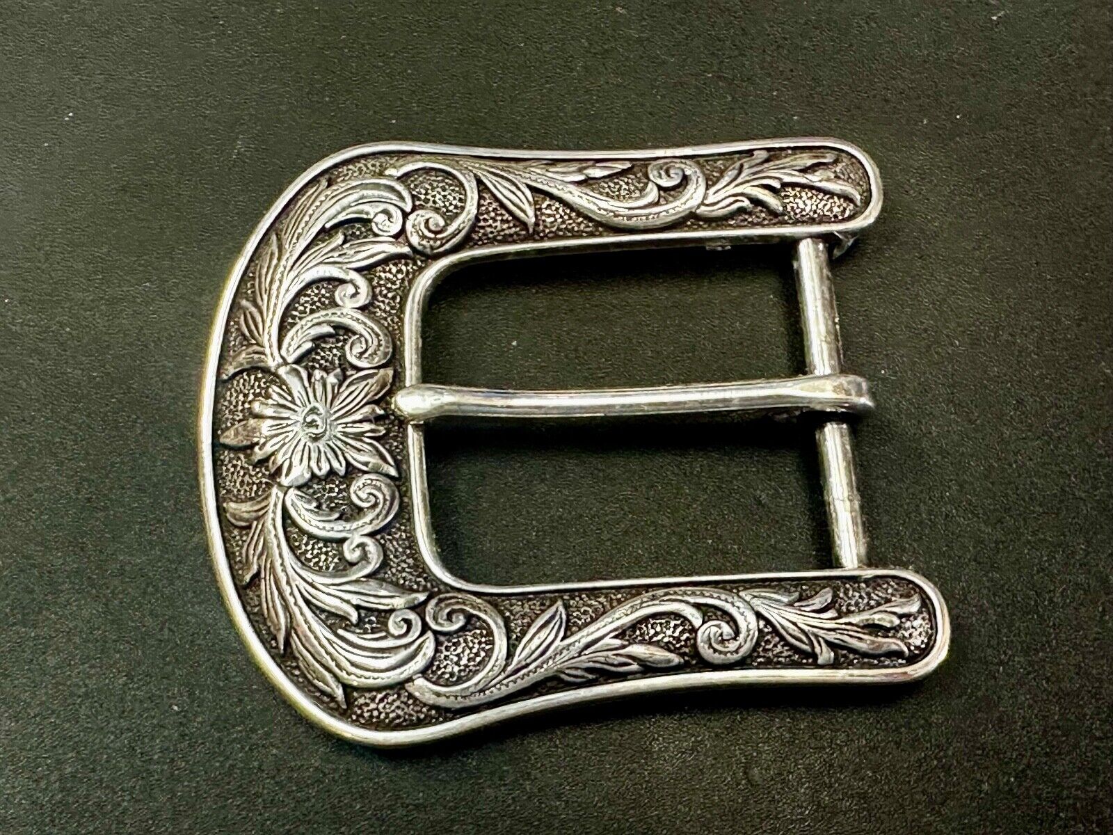 Ariat - Western flower swirl design ranger style replacement belt buckle