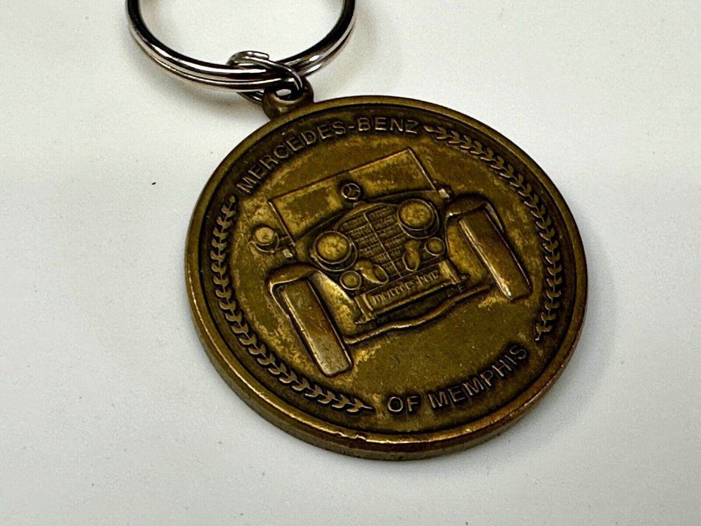 Mercedes Benz Of Memphis Keychain - Key Ring Chain Auto Car Dealers Collectable