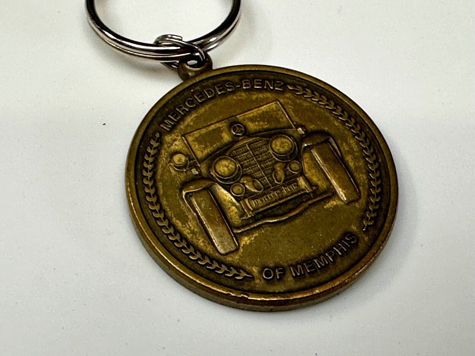 Mercedes Benz Of Memphis Keychain - Key Ring Chain Auto Car Dealers Collectable