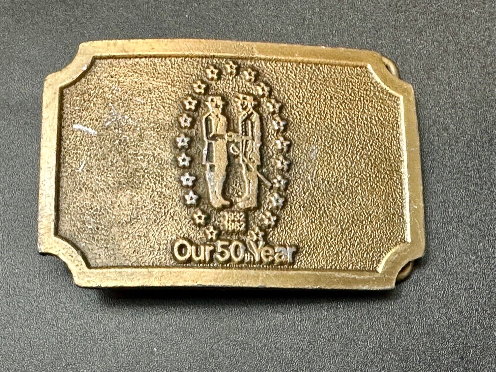 1932- 1982 Our 50th year belt buckle by Hitline - unknown to me!