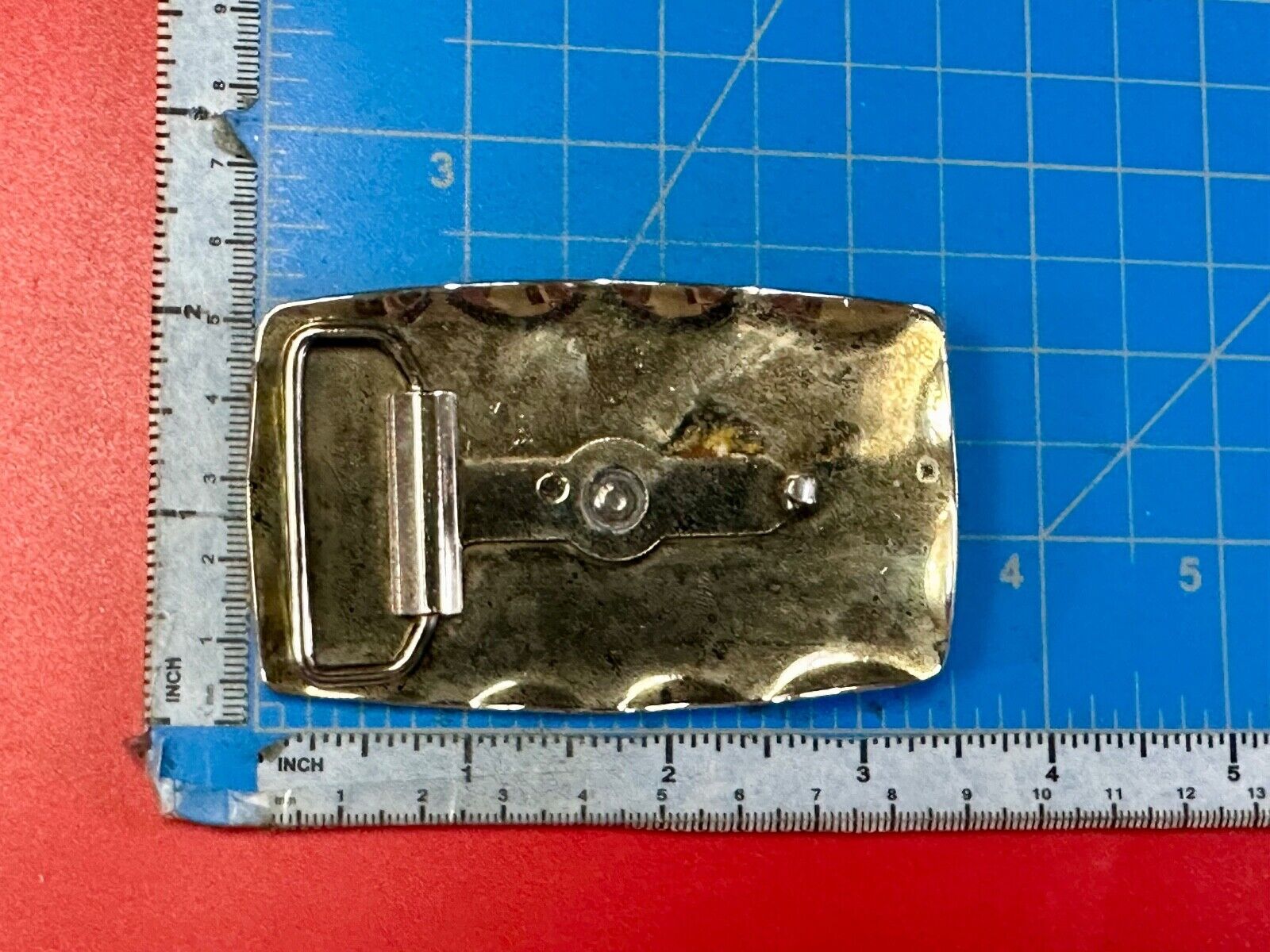 vintage Horse Saddle Bronc Bronco two tone western belt buckle