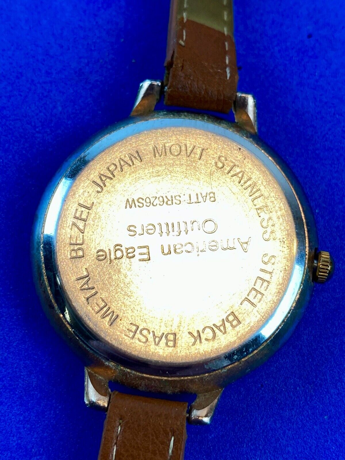 AEO American Eagle Outfitters Quartz watch LONG STRAP - fresh battery 