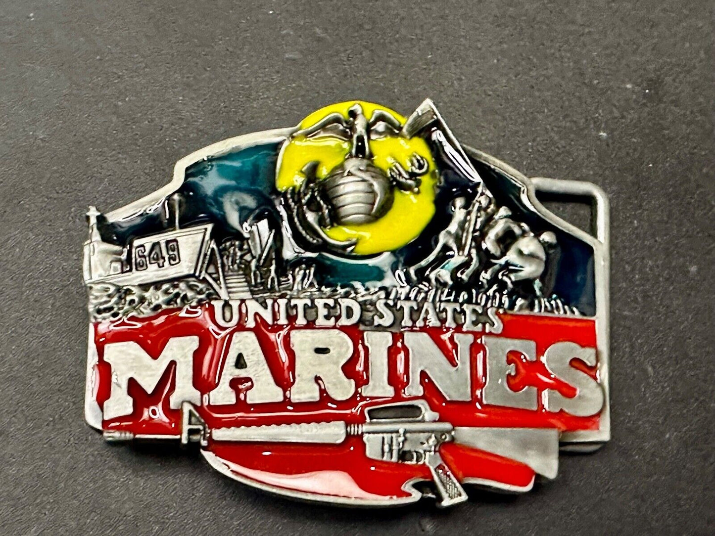 United States Marines NOS America Military Commemorative Belt Buckle