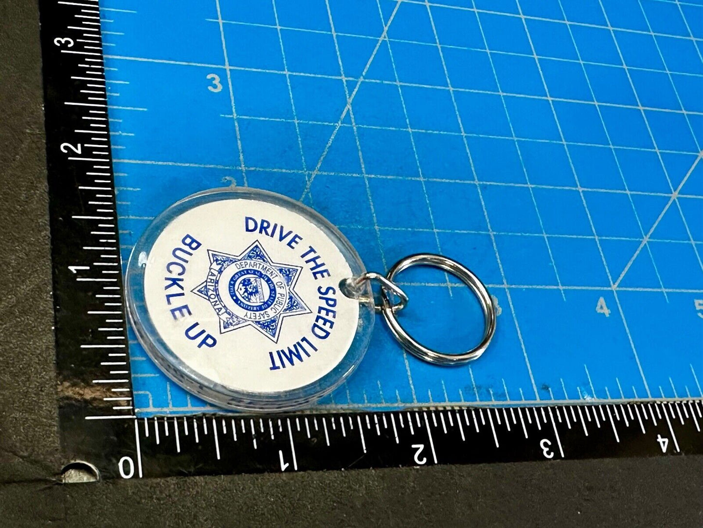 Arizona Department Of Public Safety Keychain - Drive The Speed Limit