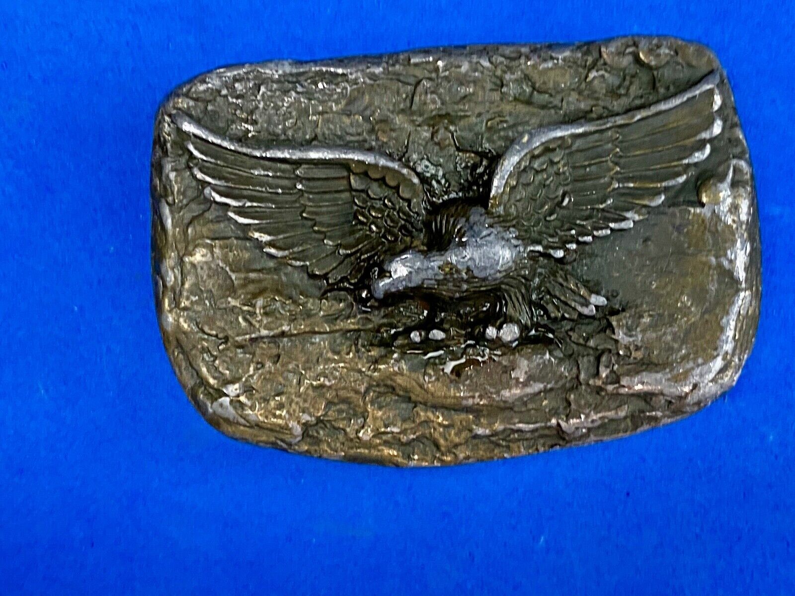 Vintage CRAFTSMAN BELT BUCKLE - AMERICAN EAGLE - Bouwerie Lane 