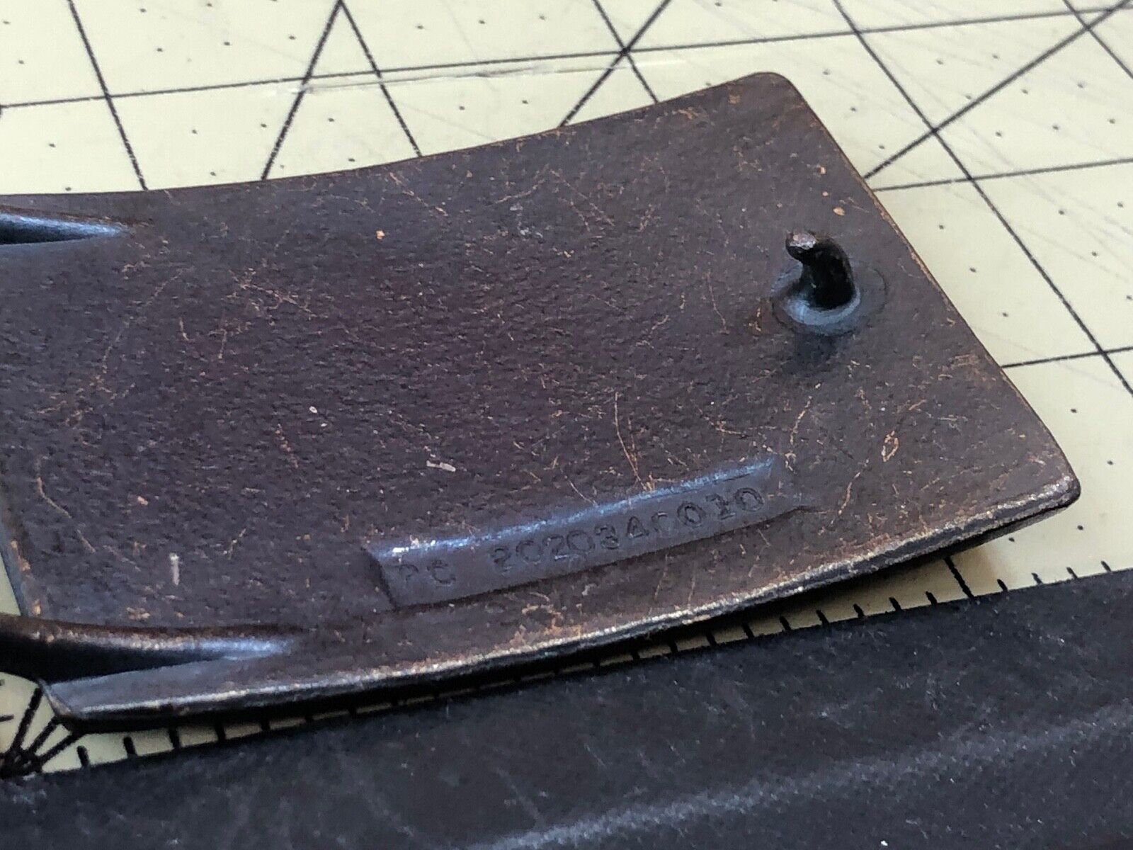 Vintage Henry Ford Detroit Model T Belt & Buckle Auto Car Manufacture