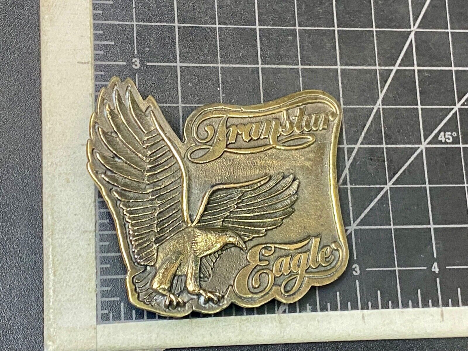 Vintage IH International Harvester Belt Buckle 4070 Transtar scout Binder Eagle