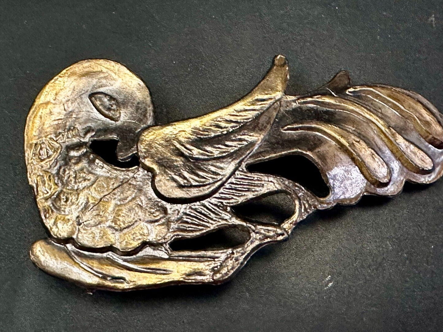 Unique Cockatoo Bird Parrot Figural Cutout Belt Buckle by Pyramid Belt Co