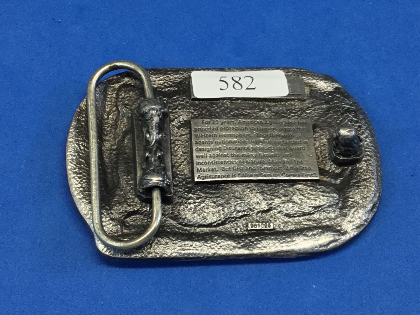 20 years since 1976  - American Agrisurance Inc. - belt buckle