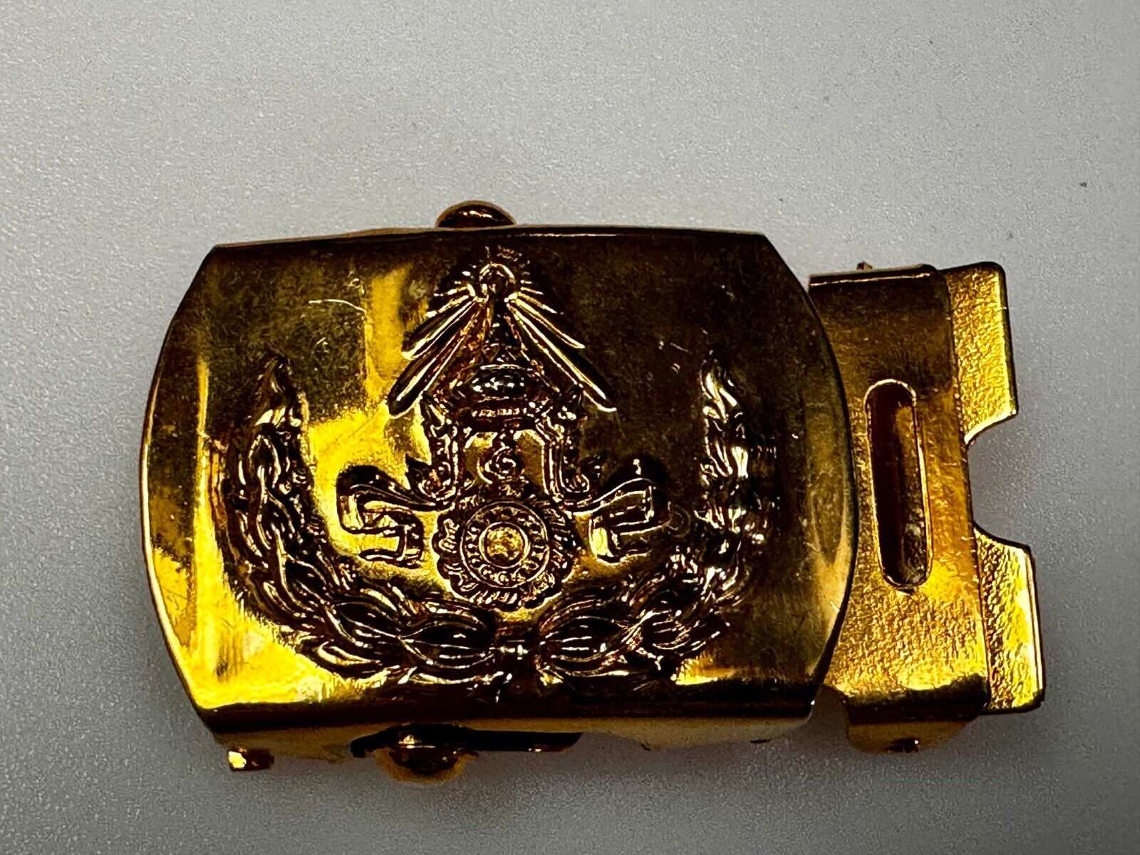 Veteran Officer Naval Soldier Retired Military? Ratchet Style Dress Belt Buckle