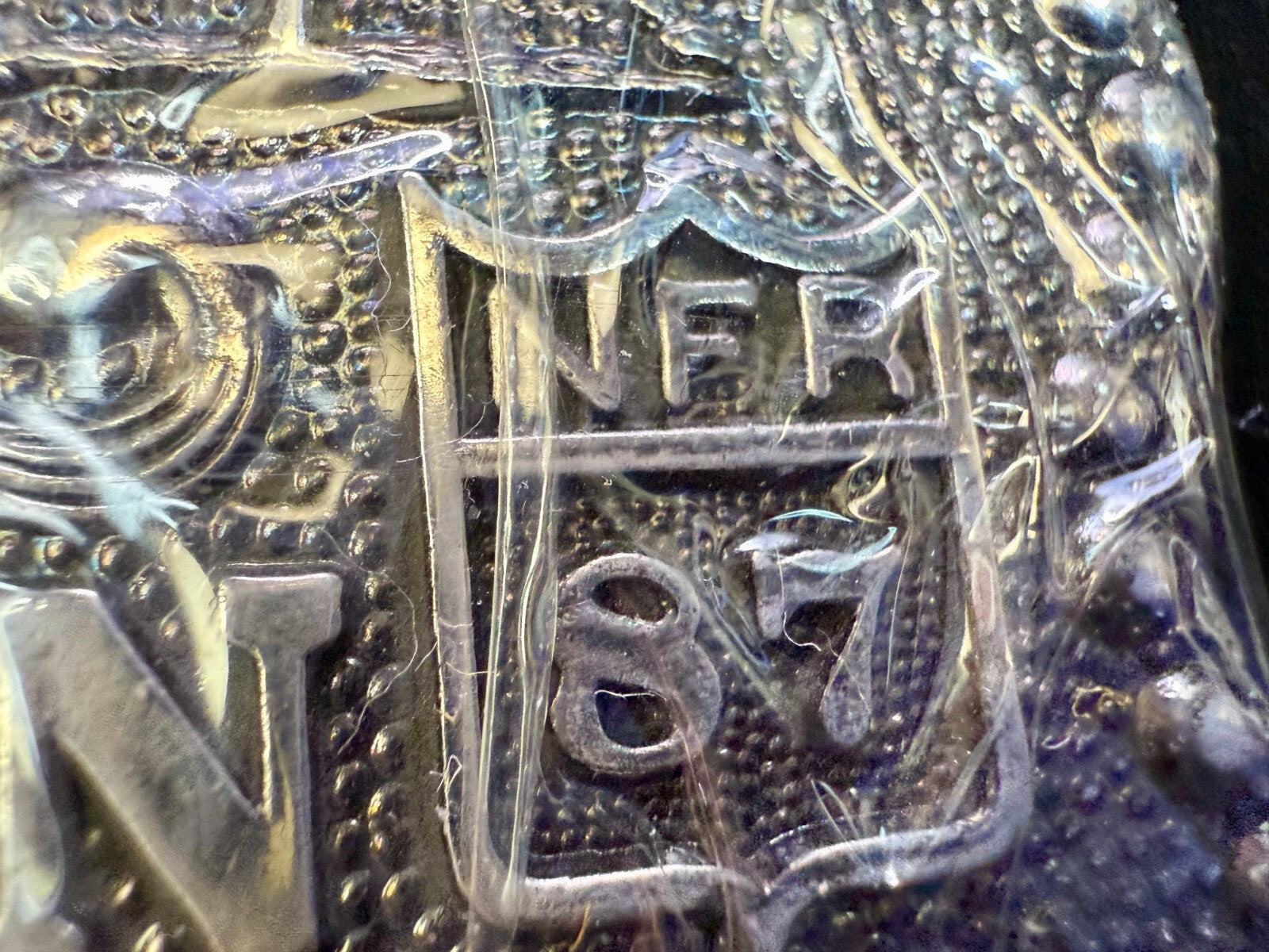 1987 Hesston NFR National Finals Rodeo Cowboys Award Design Medals Belt Buckle