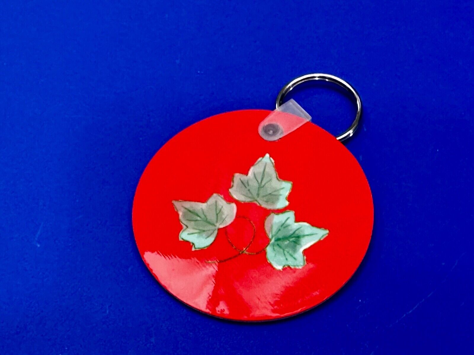 Alpha Phi Sorority Custom Holliday Round Keychain - Key Ring Chain