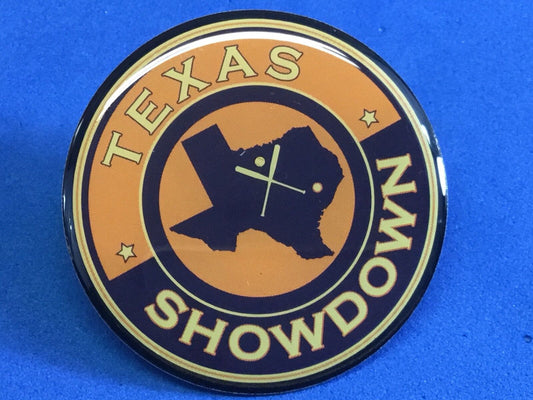 2007  TEXAS SHOWDOWN   fastpitch softball hat lapel pin