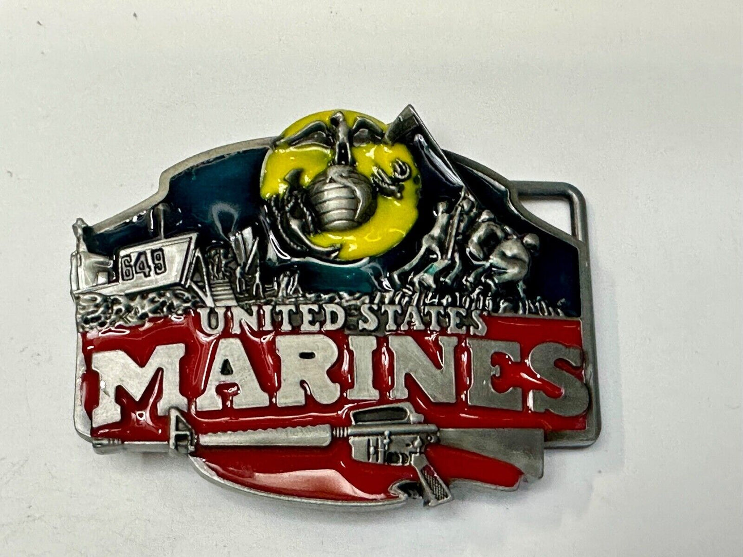 United States Marines NOS America Military Commemorative Belt Buckle