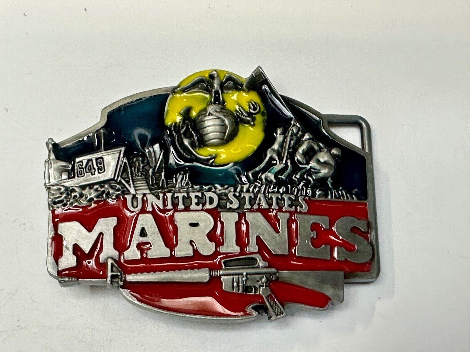 United States Marines NOS America Military Commemorative Belt Buckle