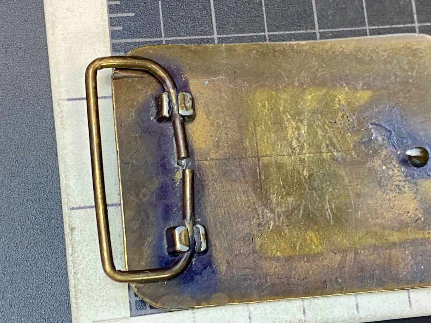 Vintage Drott Manufacturing Company Crane Construction Company belt buckle 