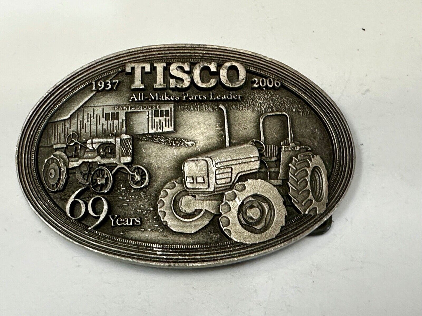 TISCO Tractor Implement Supply Replacement Parts 69 years - 2006 Belt Buckle