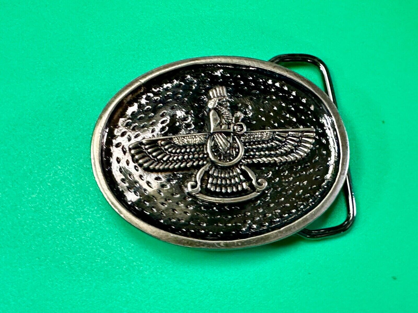 Unique King Thunderbird Wings? .  Unknown to me vintage belt buckle