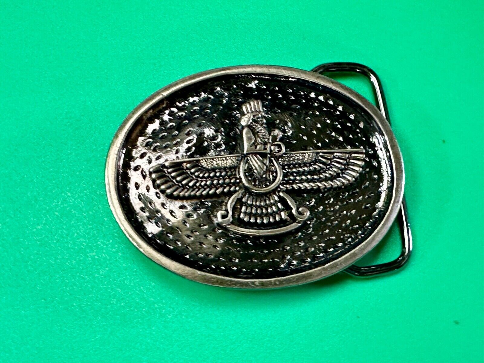 Unique King Thunderbird Wings? .  Unknown to me vintage belt buckle