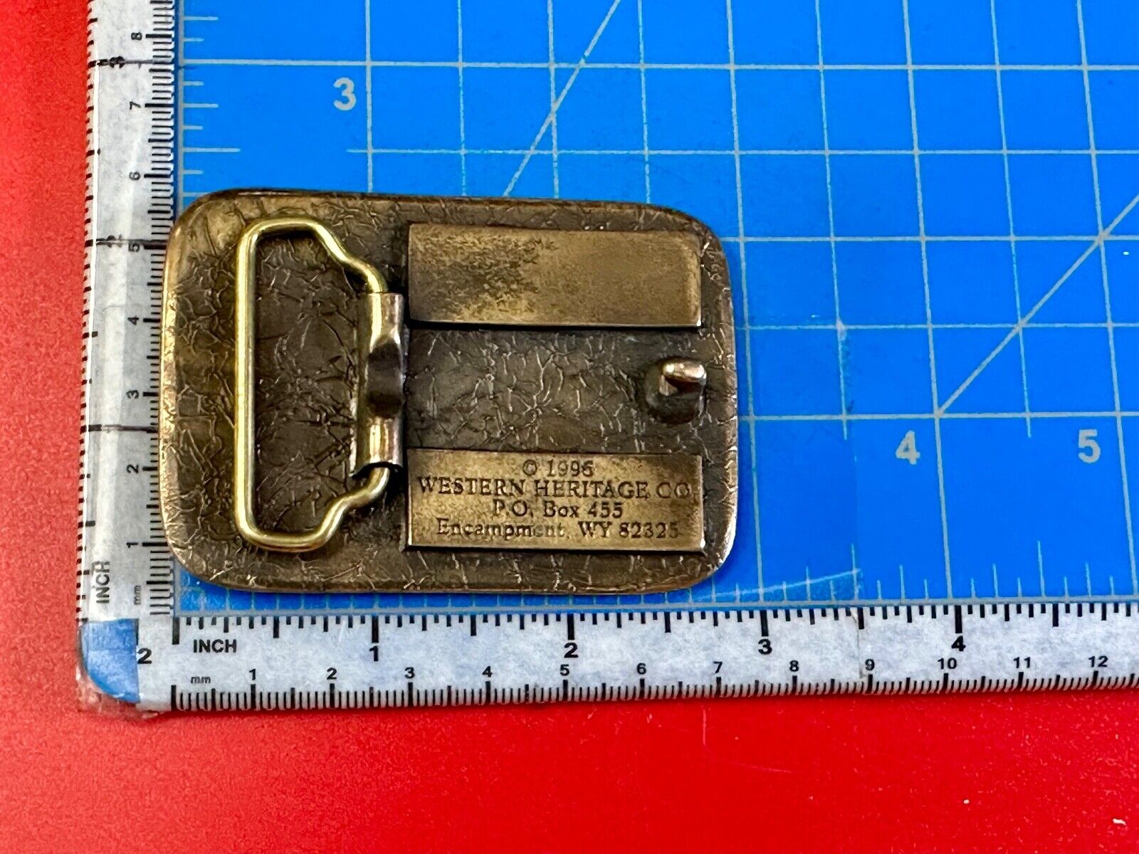 Battle Command Training Program US Army  award 1996 Western Heritage belt buckle