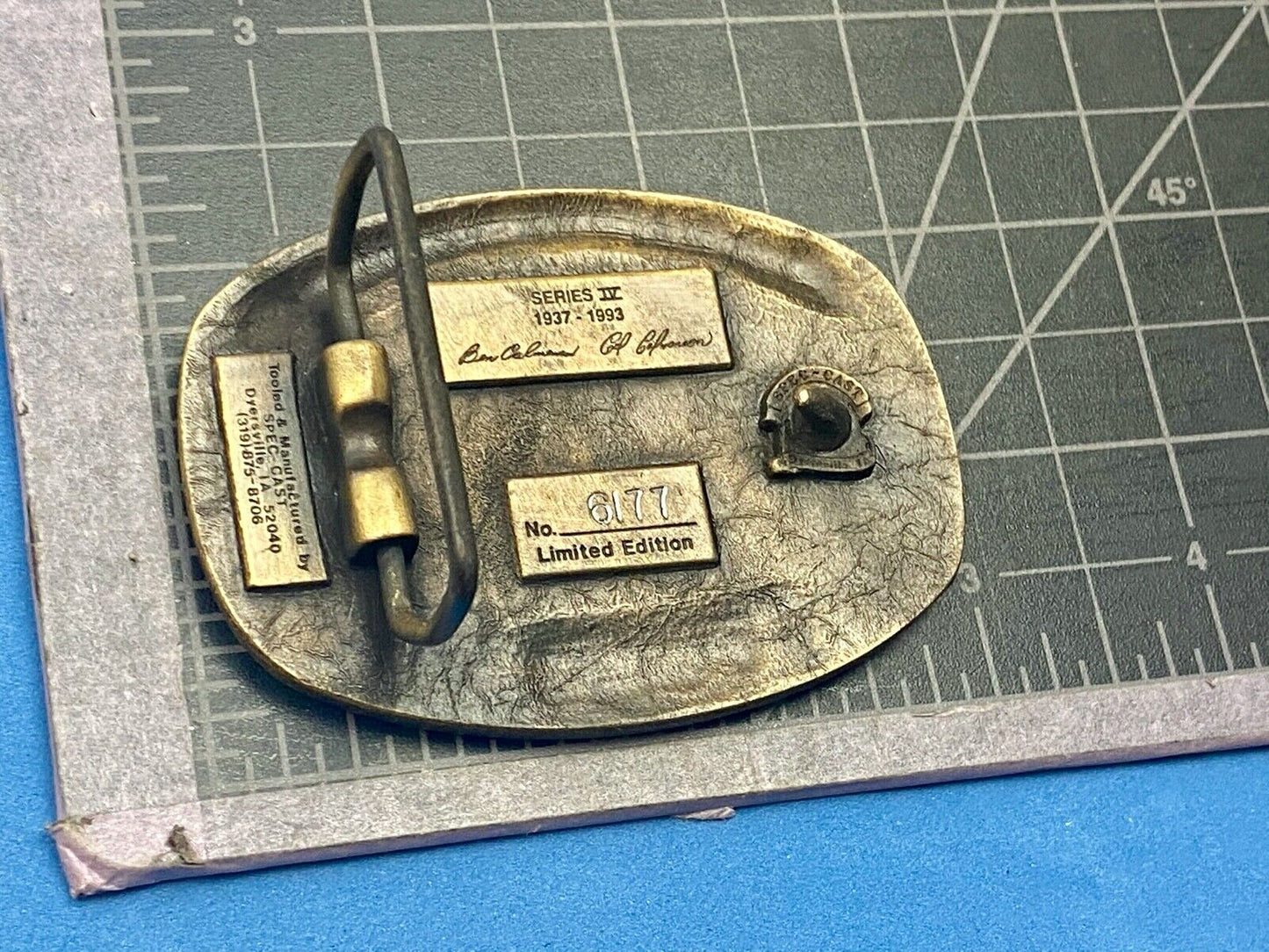 TISCO 56 Years ALL MAKES PARTS Tractor Service belt buckle Series 4 1993 