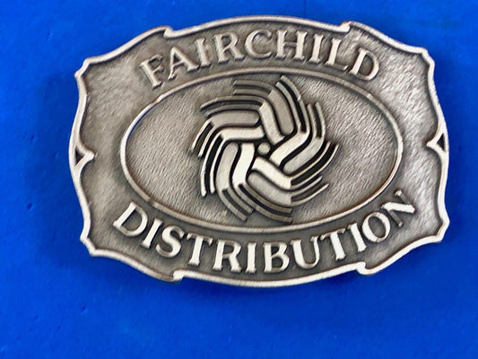 Vintage Fairchild Distribution belt buckle 