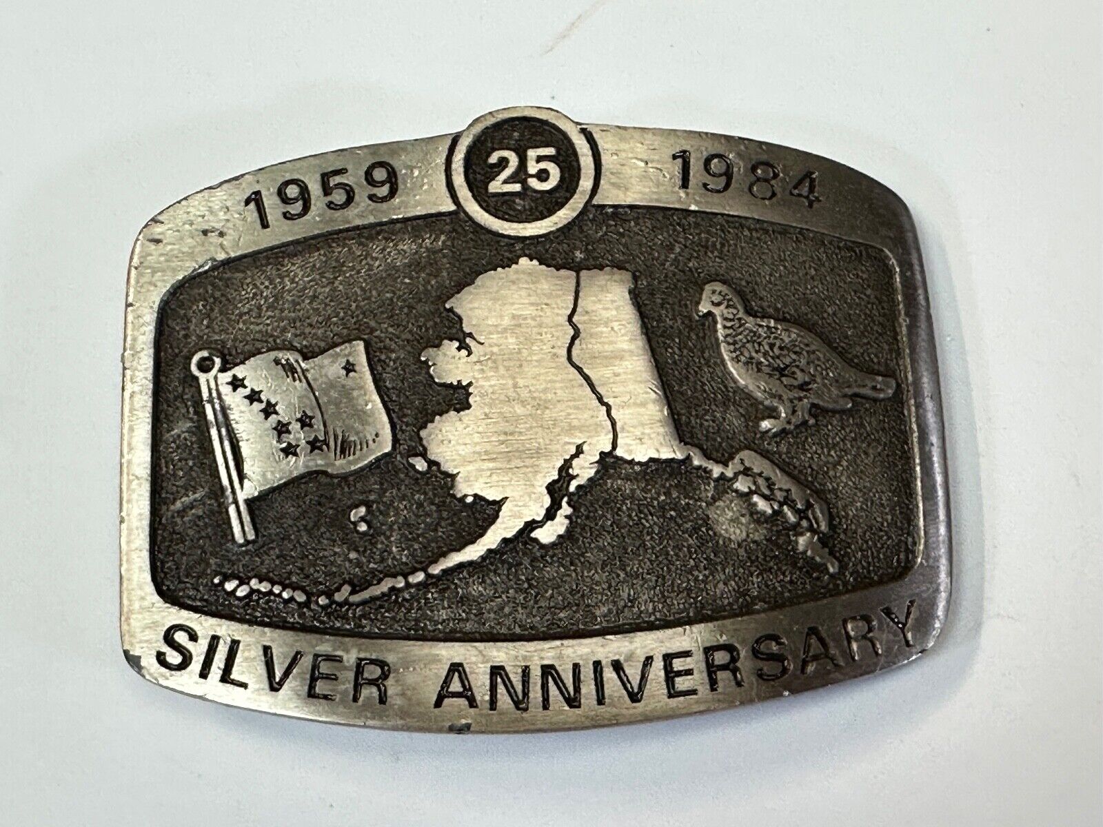 Alaska 1959 - 1984 25 Years of Statehood Silver Anniversary 1st Edition by Eldon