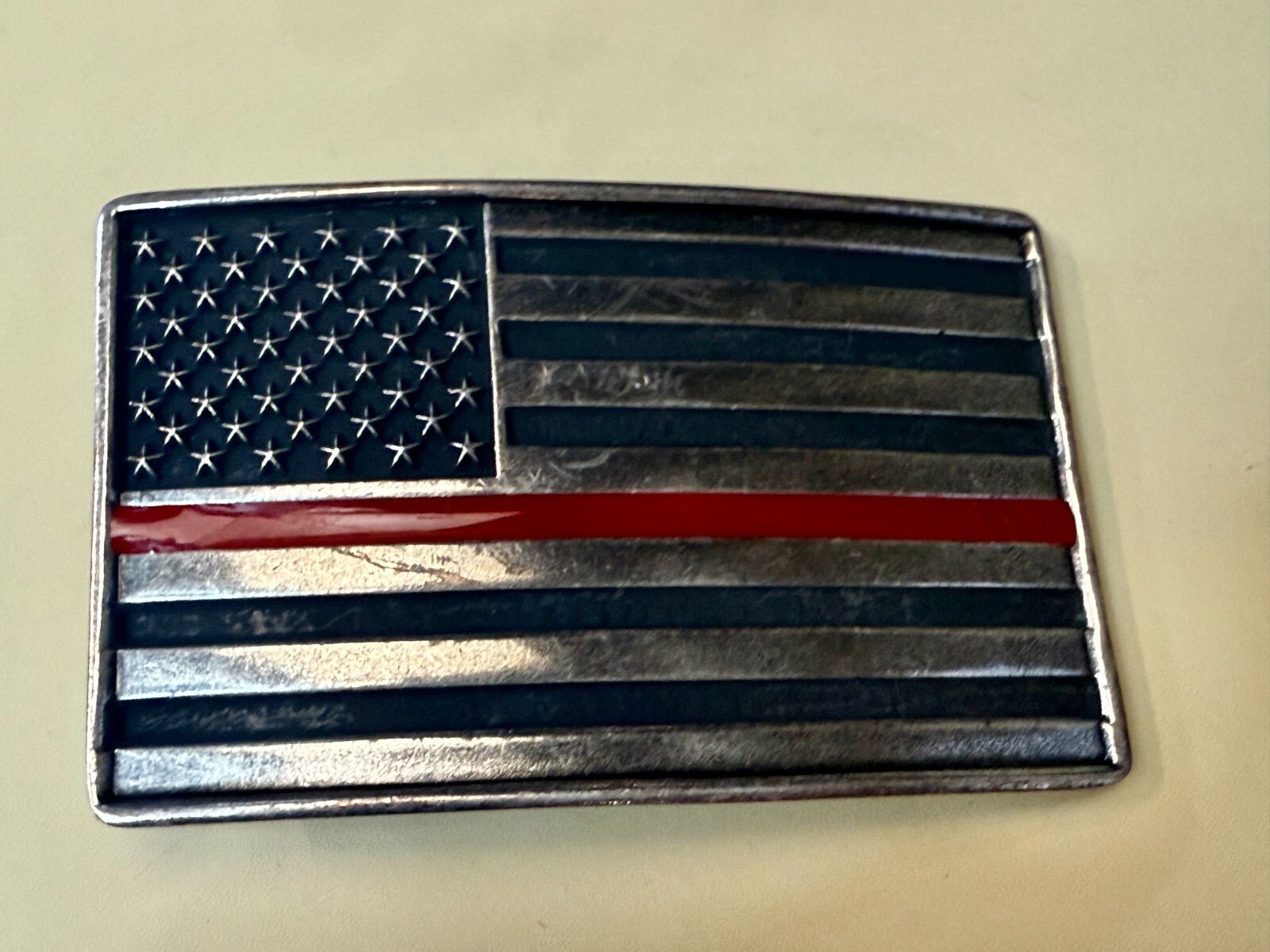 USA United States Flag American Pride Patriotic Montana Silversmiths Belt Buckle