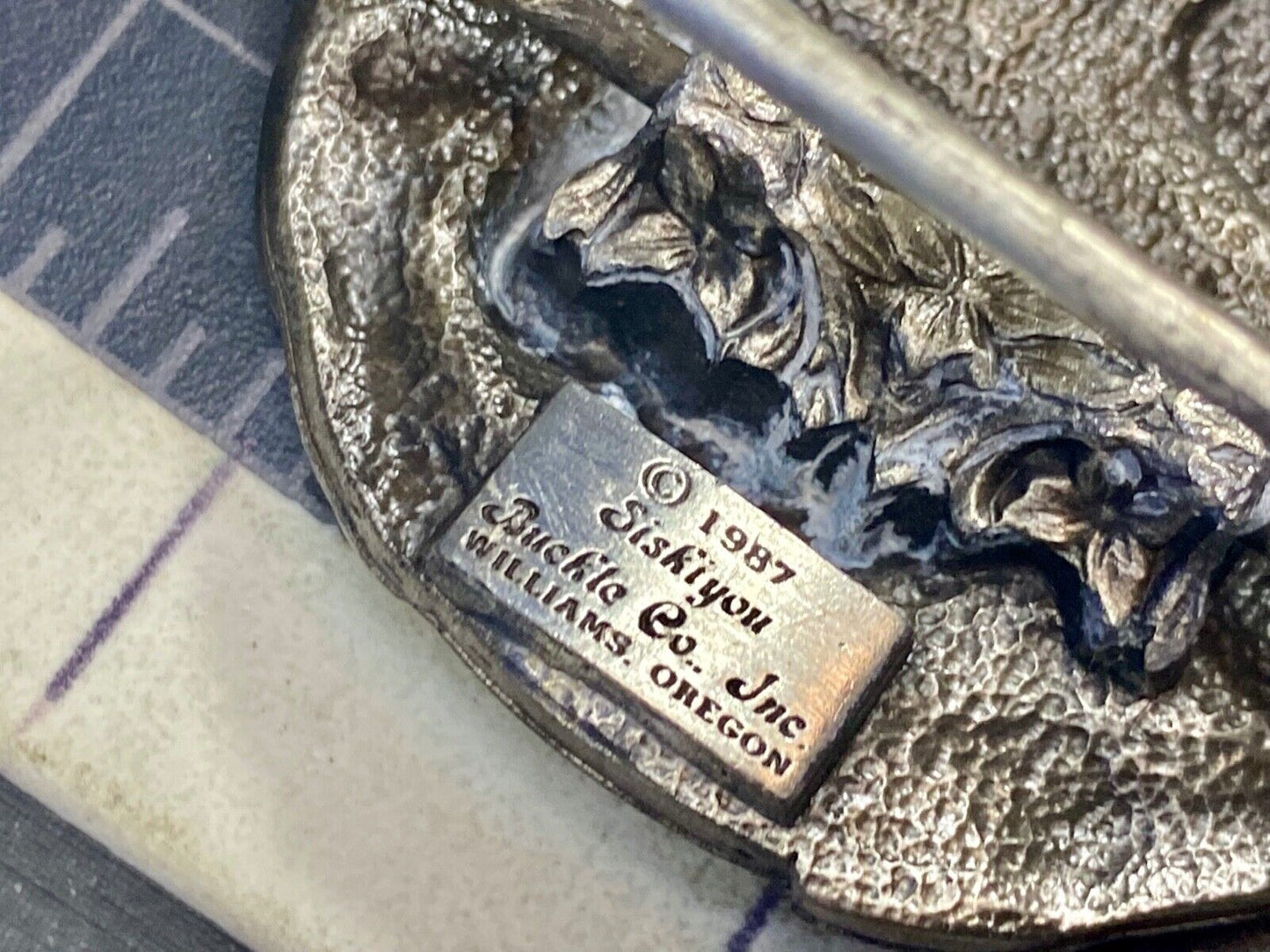 Vtg. Tisco Tractor Implement Supply Agriculture Farm Farming 51 Year Belt Buckle