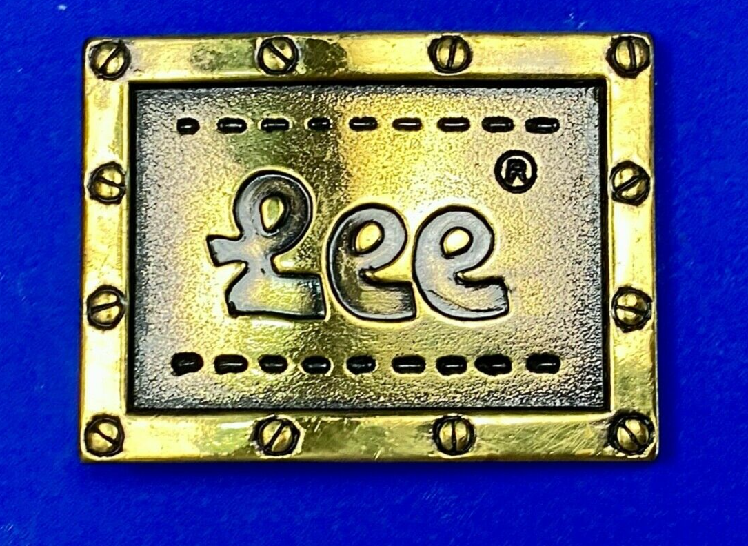 Vintage Lee Brand Nyc Lee Jeans Company Belt Buckle  Screw Studded