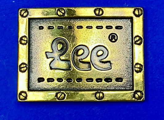 Vintage Lee Brand Nyc Lee Jeans Company Belt Buckle  Screw Studded