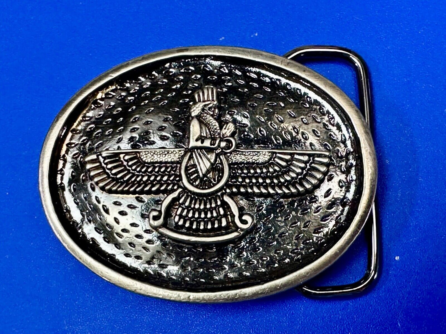 Unique King Thunderbird Wings? .  Unknown to me vintage belt buckle