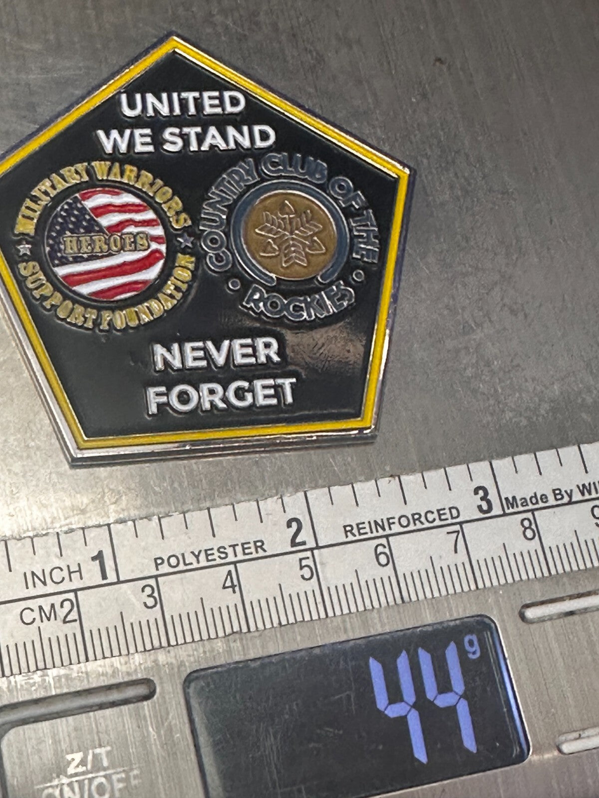 United We Stand Never Forget Patriot Day September 11 Collectors Challenge Coin 