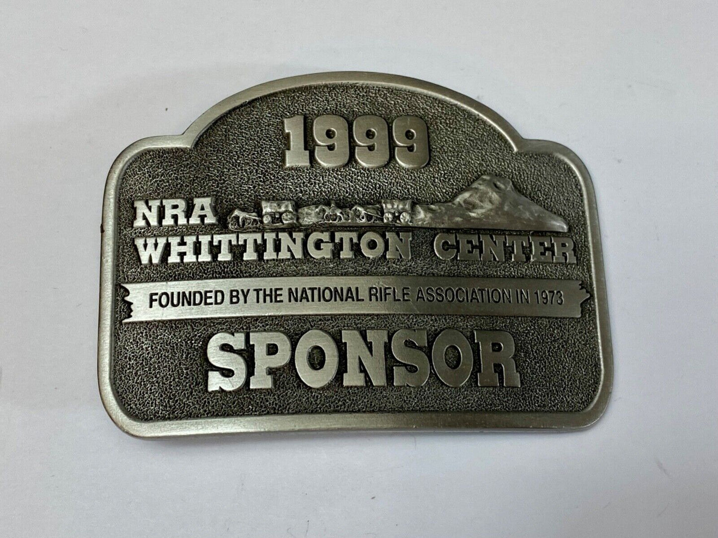 1999 NRA Whittington Center National Rifle Association Sponsor belt buckle