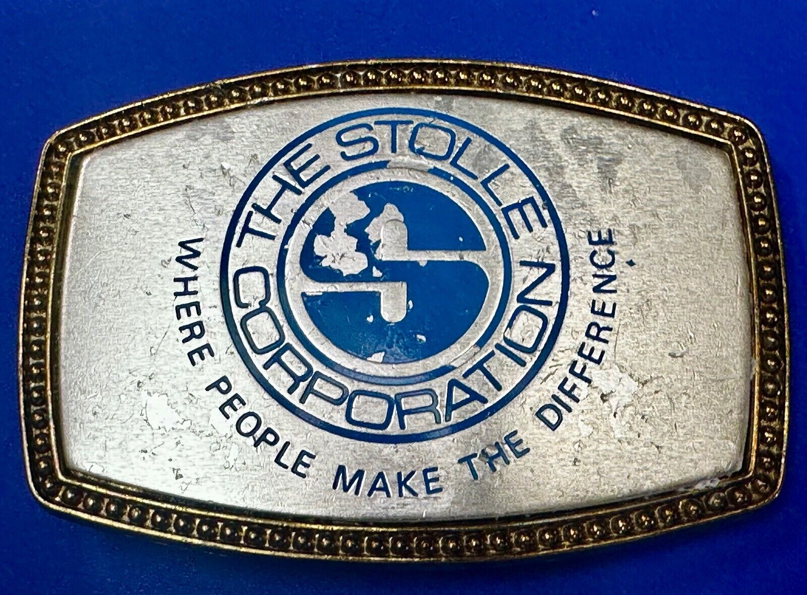 The Stolle Corporation Where People Make The Difference Alumaline Belt Buckle
