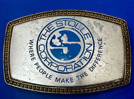 The Stolle Corporation Where People Make The Difference Alumaline Belt Buckle