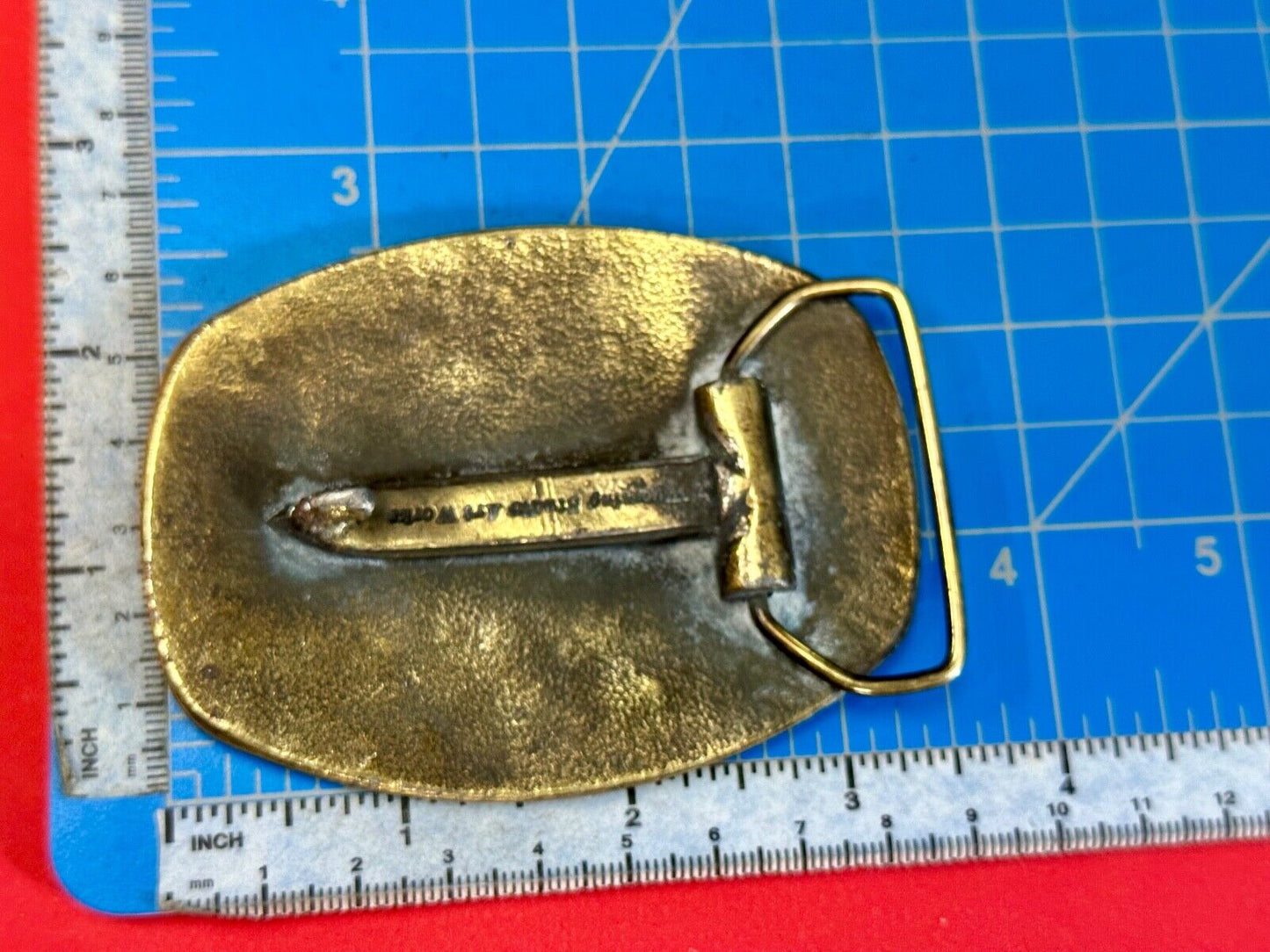 Vintage Belt Buckle Deco Equitable by Wyoming Studio Art Works