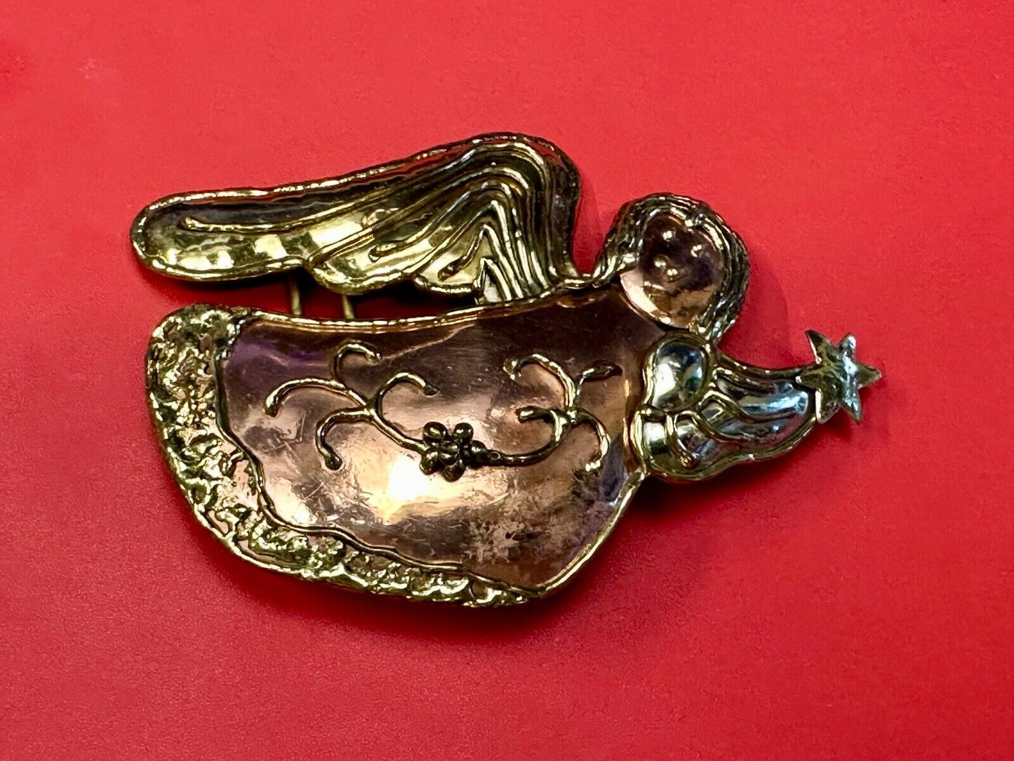 ANGLE Vintage mixed metal belt slide