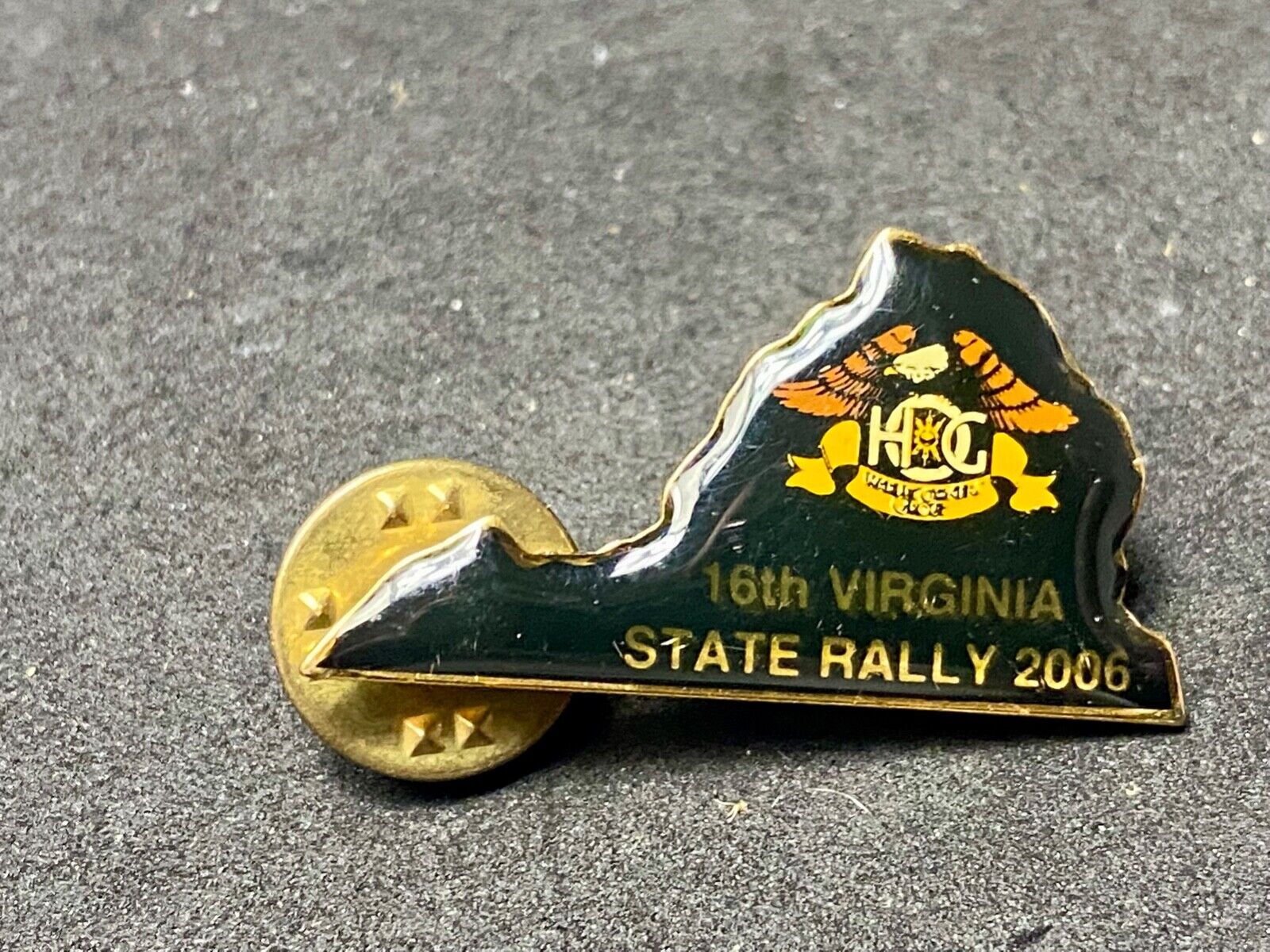 2006 Virginia State Harley Davidson HOG Rally Motorcycle Collectors pin