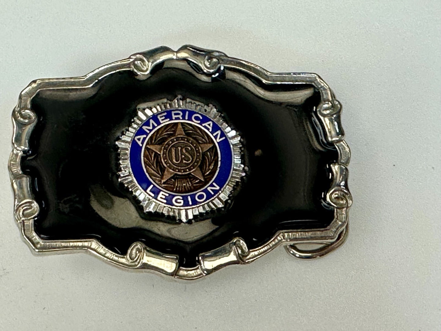 American Legion U.S. War Veterans Organization Commemorative Belt Buckle - W USA
