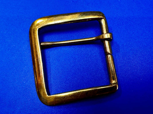 2" Wide Vintage Brass Tone Replacement Belt Buckle