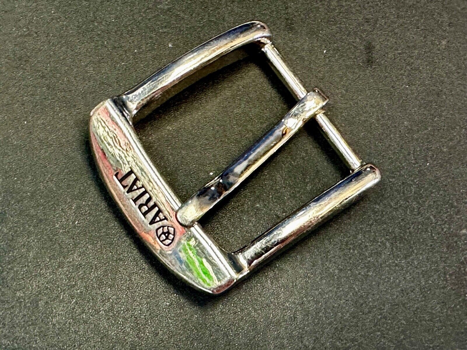 Ariat - Western silver tone ranger style replacement reflective 2"  belt buckle