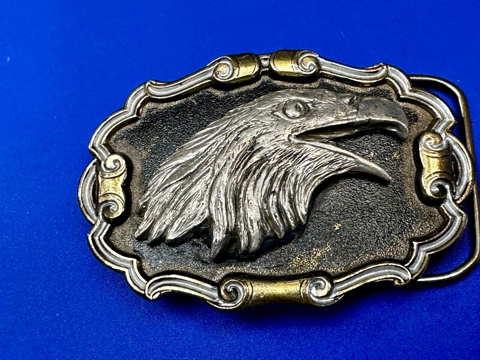 American Bald Eagle Head Belt Buckle by The Great American Buckle Co