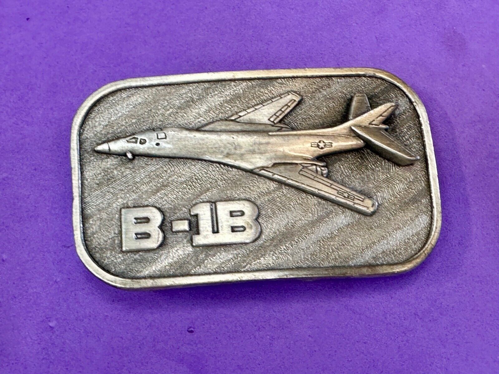 B-1B Military Aircraft Air Force Belt Buckle Connection Rockwell International
