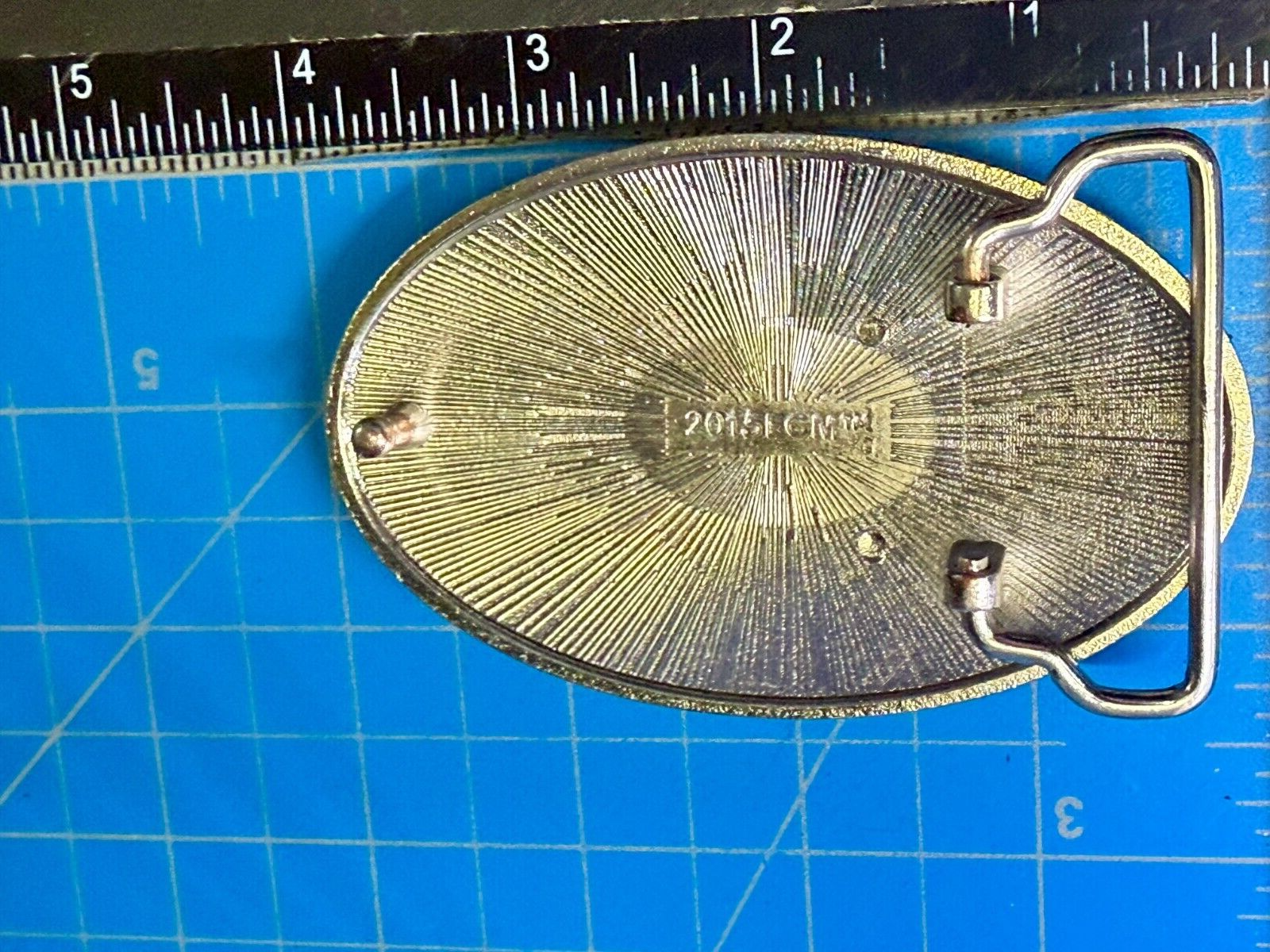 United States of America Treaty Delaware Dollar Coin Collectors FCM Belt Buckle