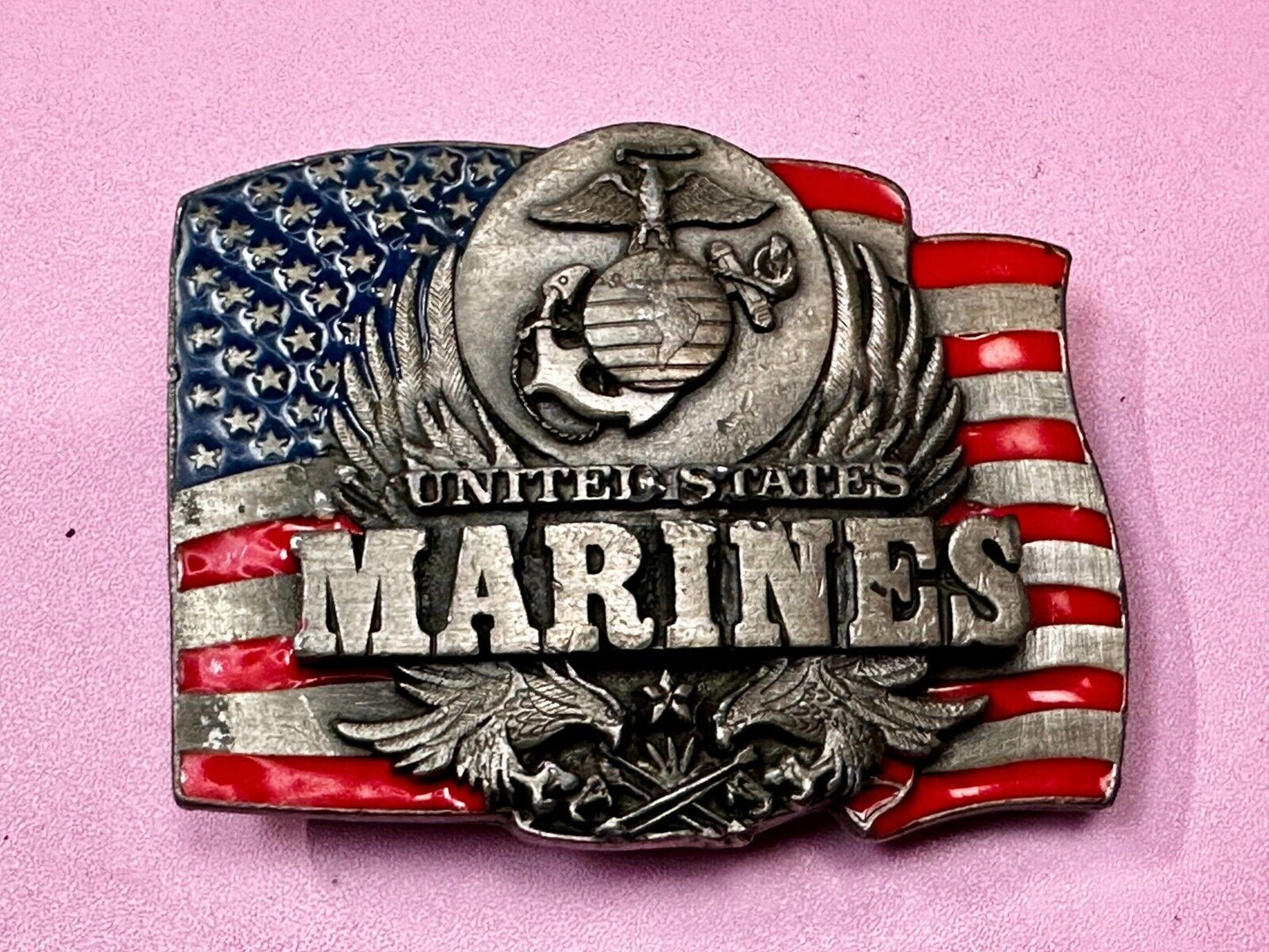 United States Marines Patriotic Usa The Few Proud American Military Belt Buckle