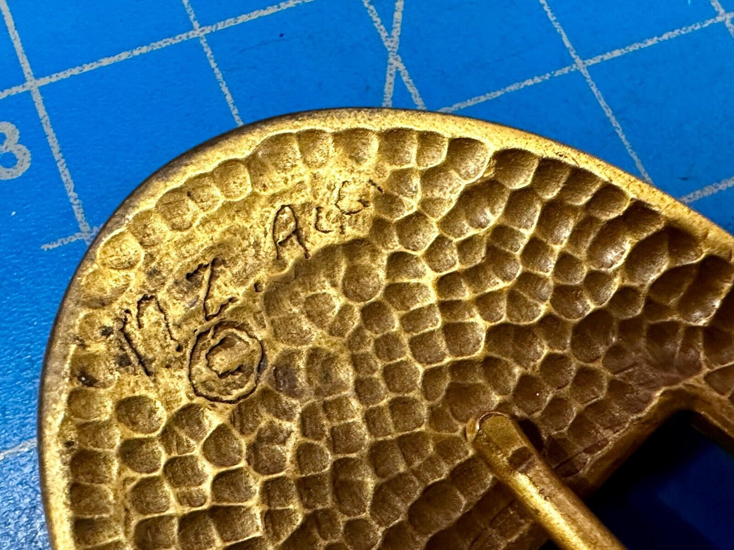 Unique Retro Gold Tone Replacement Dress Belt Buckle - Signed
