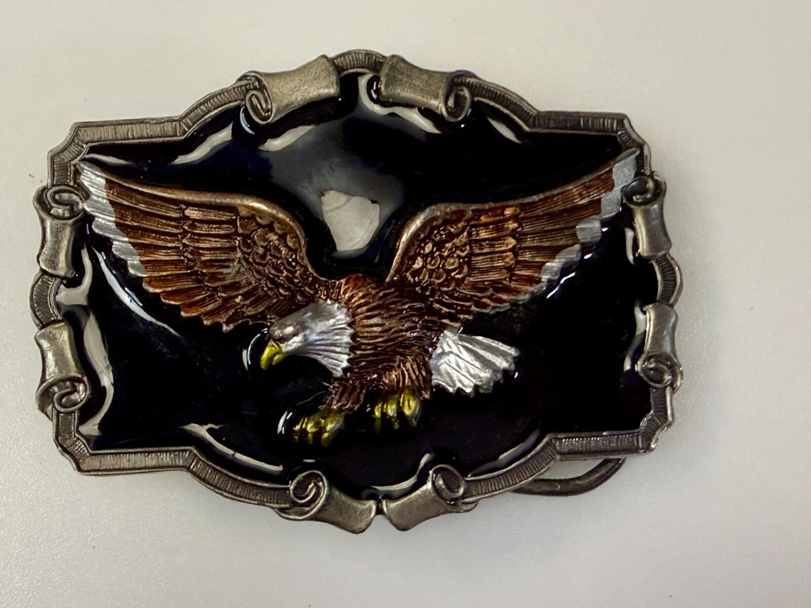 Vintage 1983 Patriotic American Bald Eagle - The Great American Buckle Co