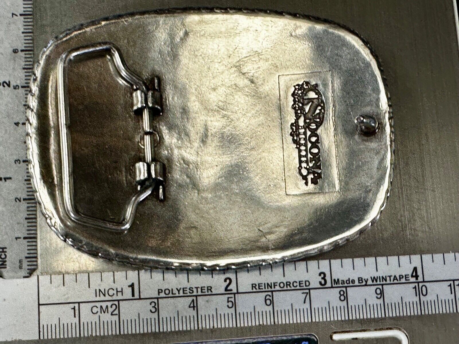 Beautiful Flower Leaf Swirl Floral Theme Silver Tone Belt Buckle -Nocona Buckles